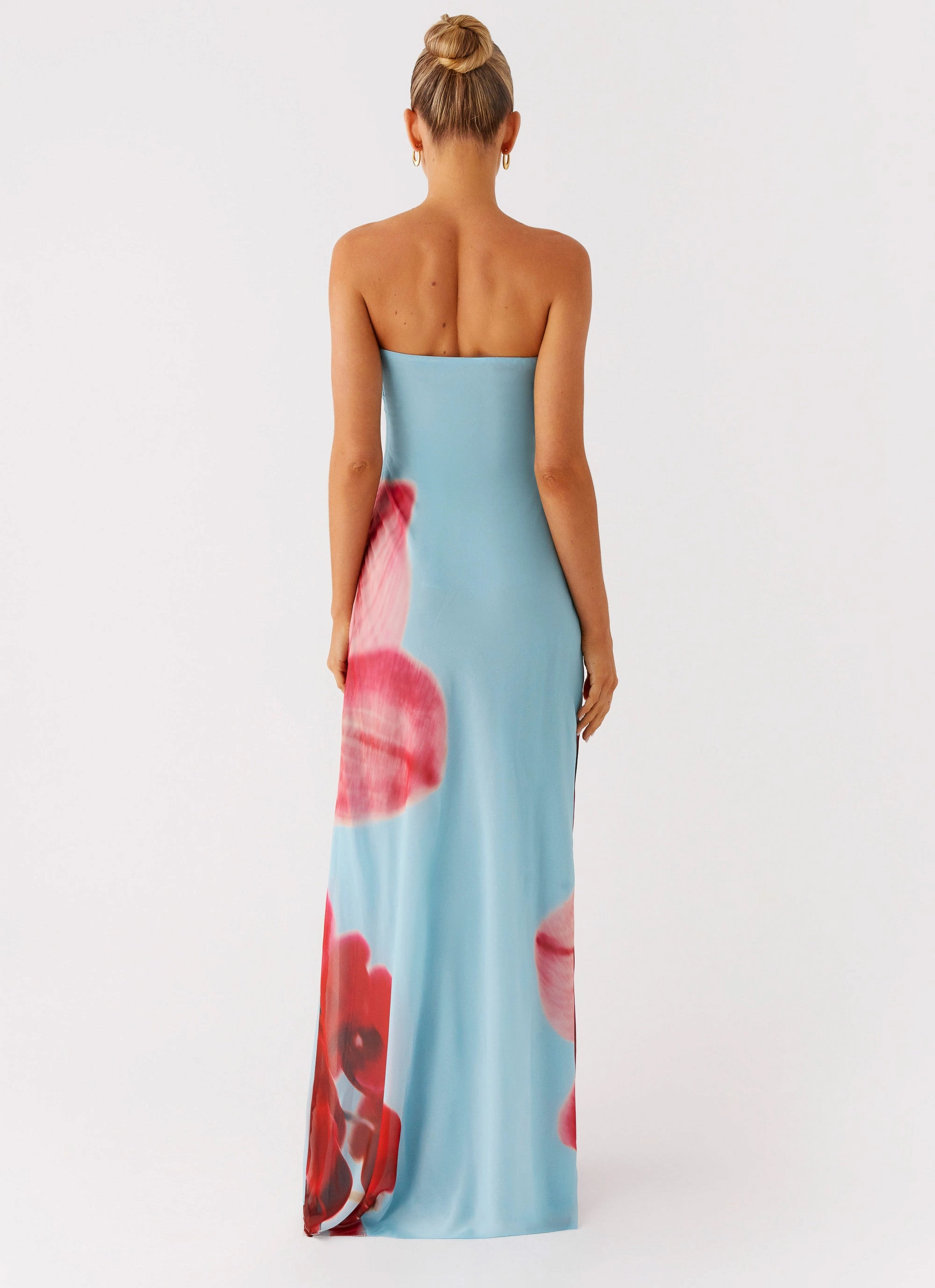Amelle Maxi Dress - Turquoise Bloom Formed Look