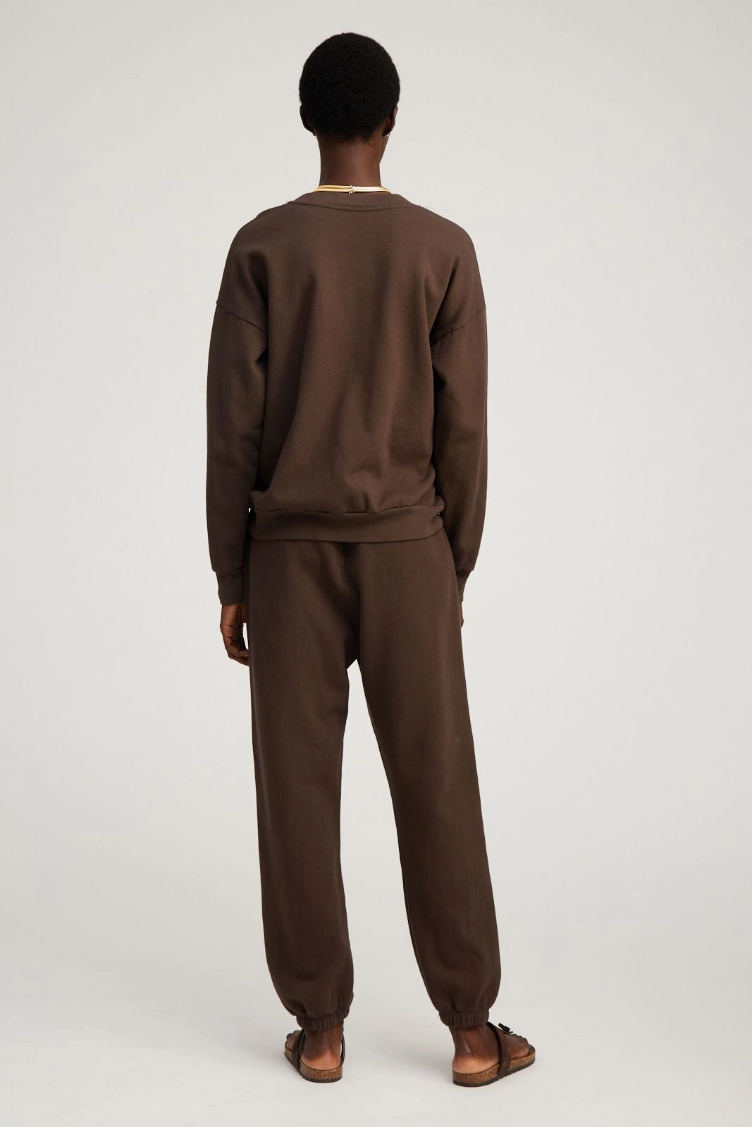 Four Way Stretch Material Flatlock Stitching Technique Americano Cotton Heart Sweatpants
