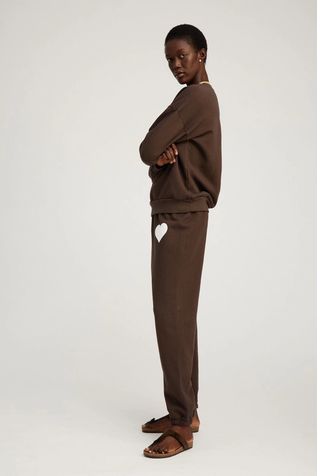Americano Cotton Heart Sweatpants GarmentDyed