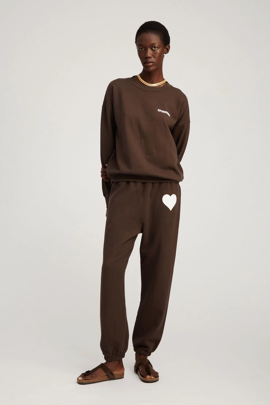 SublimatedPrint Americano Cotton Heart Sweatpants