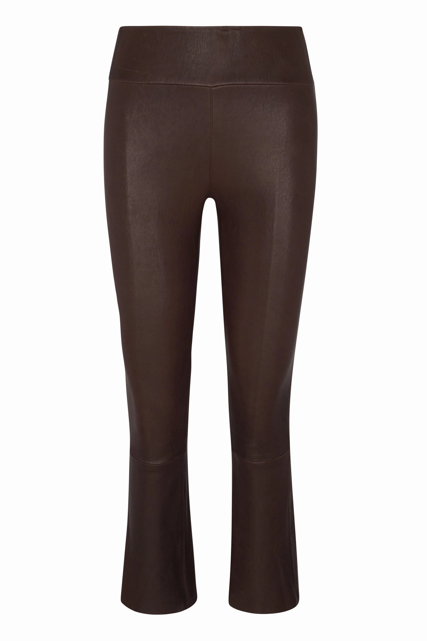 Americano Leather Crop Flare Active Movement Flexible Stitching
