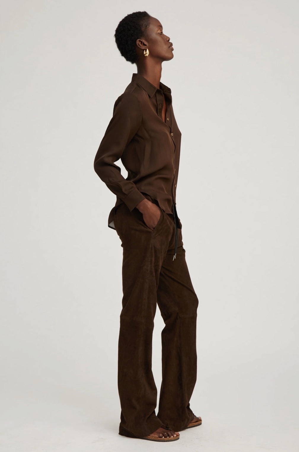 Americano Silk Fitted Button Down OdorControl All-Purpose Wear