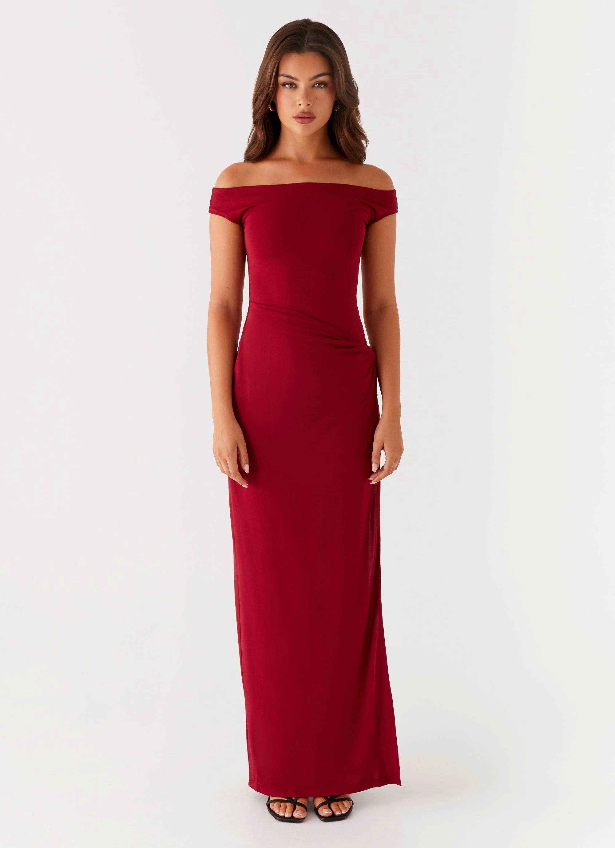 Sophisticated Appeal Amerie Maxi Dress - Maroon