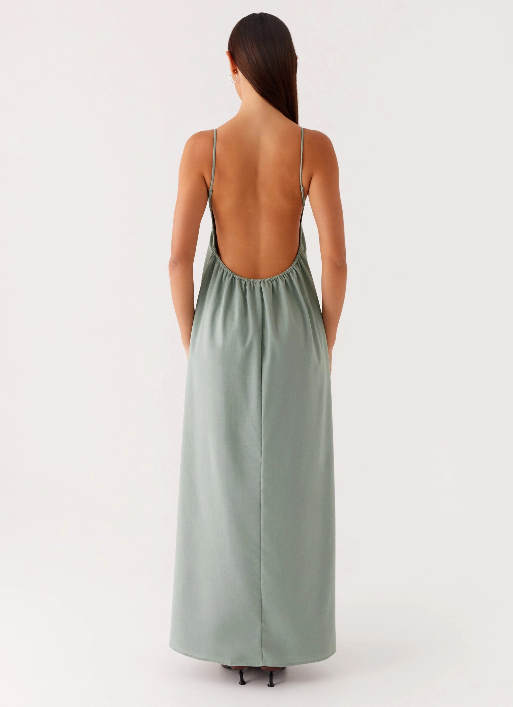 Greer Maxi Dress - Sage Coral Soft