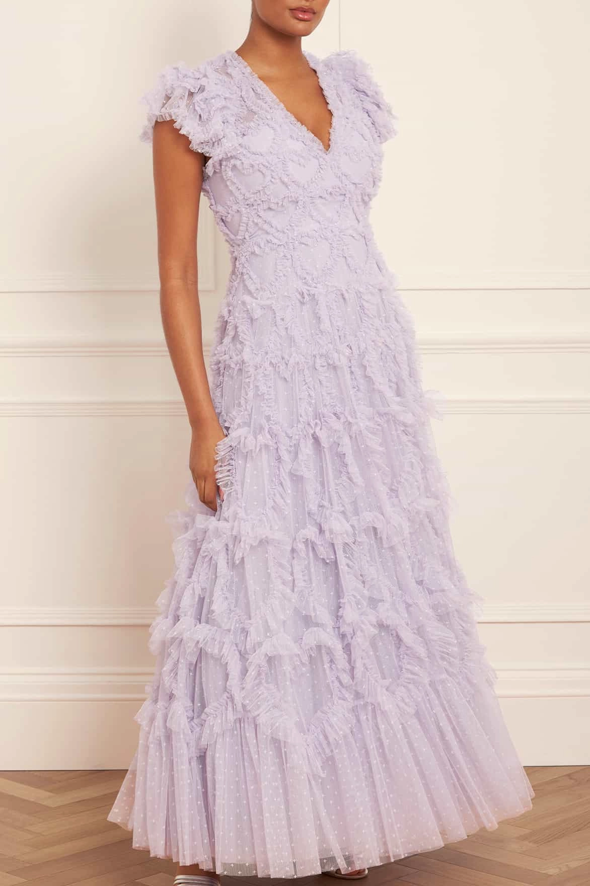 Amorette V-Neck Gown Chill Design Effortless Piece