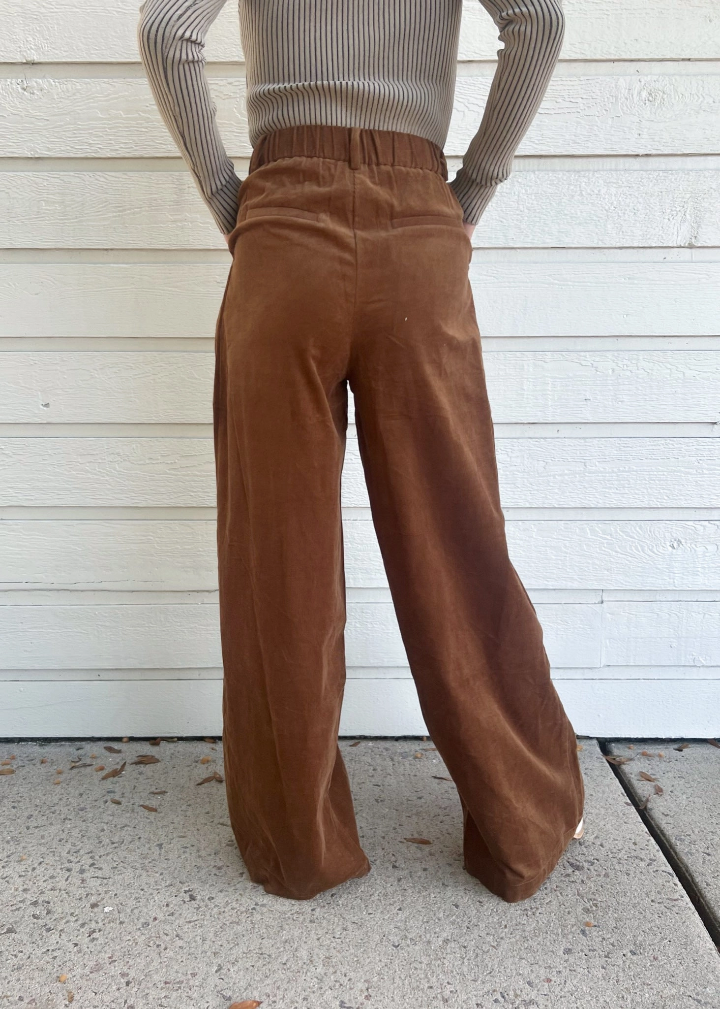 AMY CORDUROY PANTS breathable panels