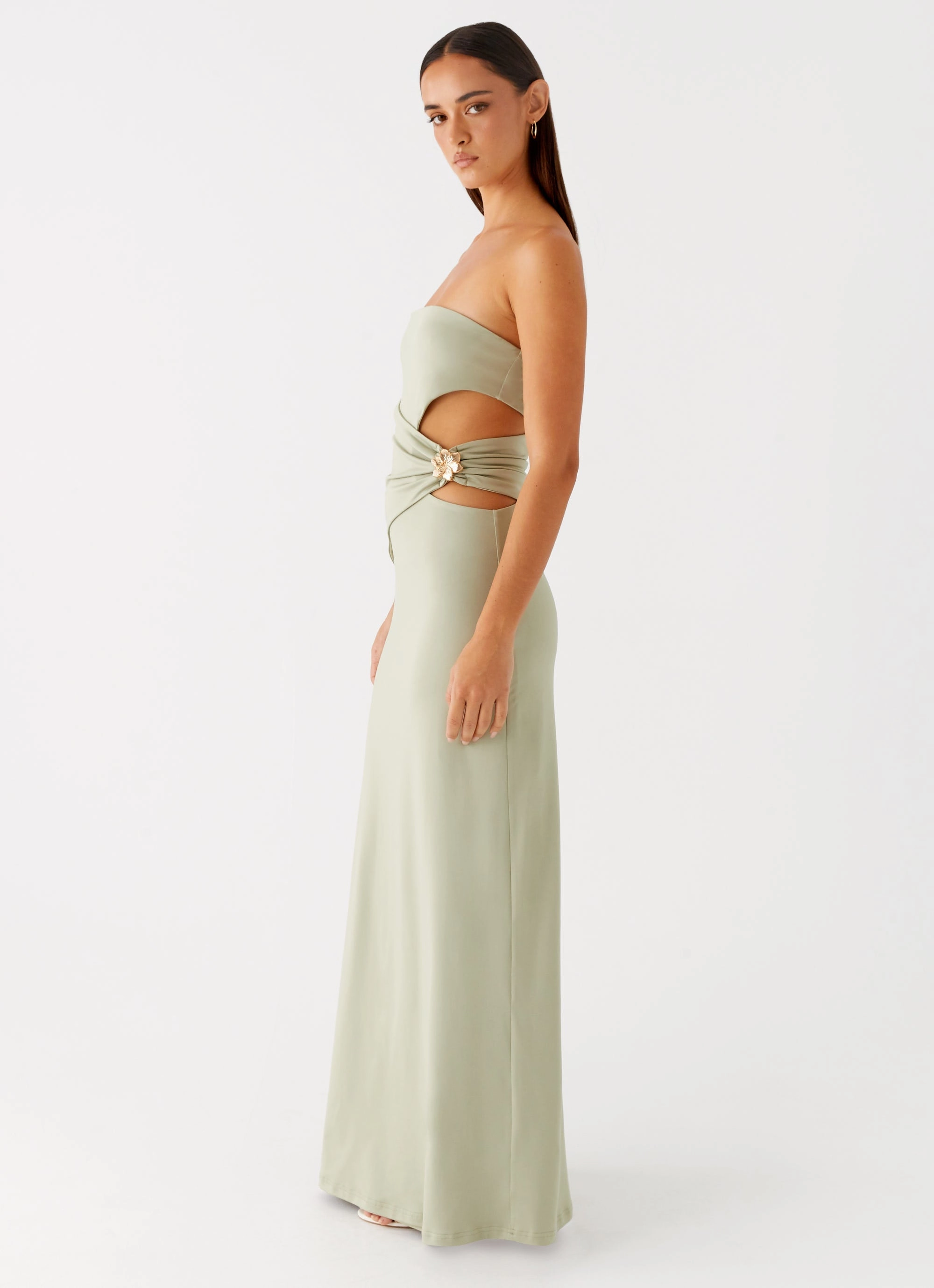 Anetta Maxi Dress - Sage Urban Classic