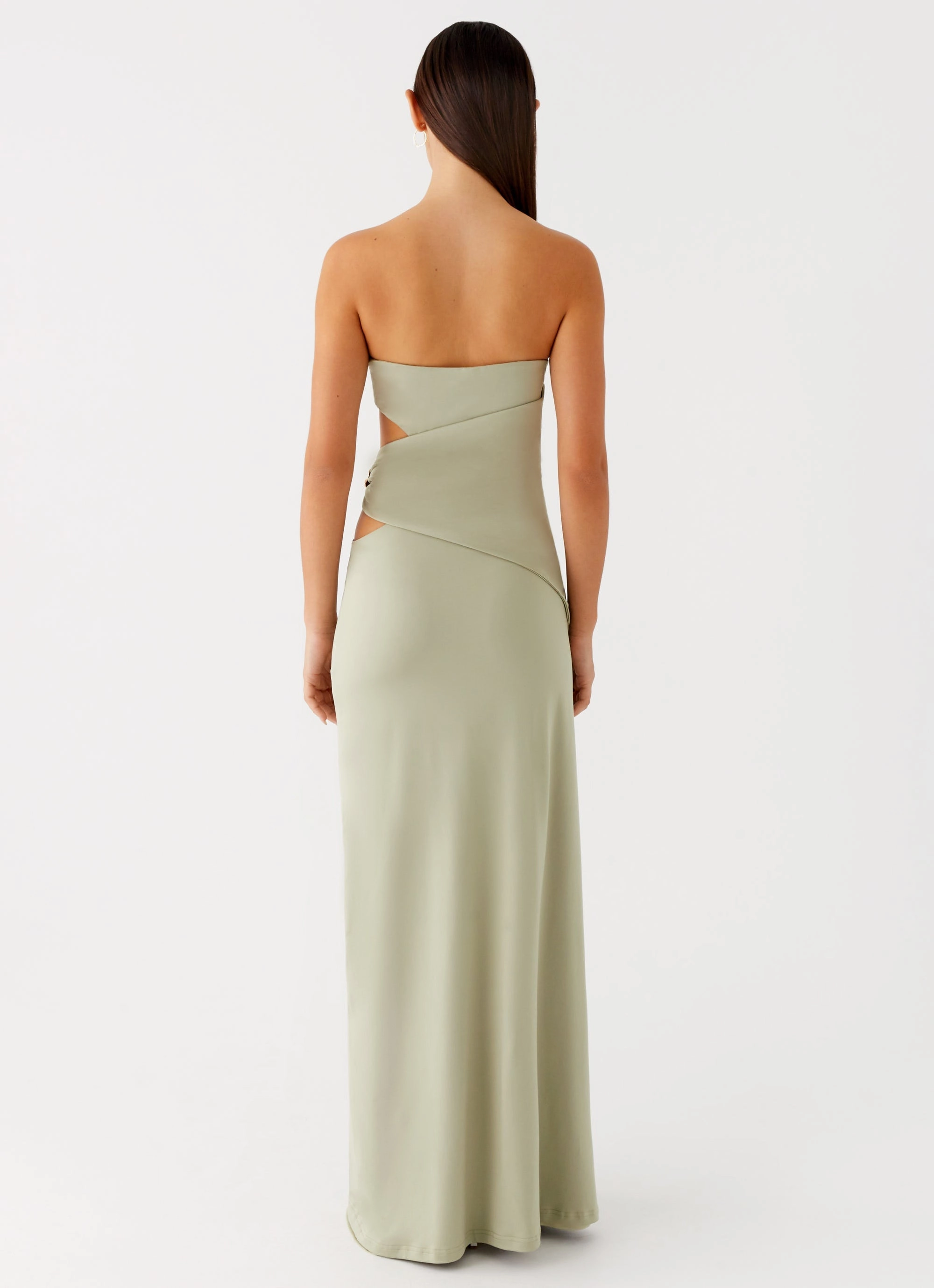 Relax Draping Anetta Maxi Dress - Sage