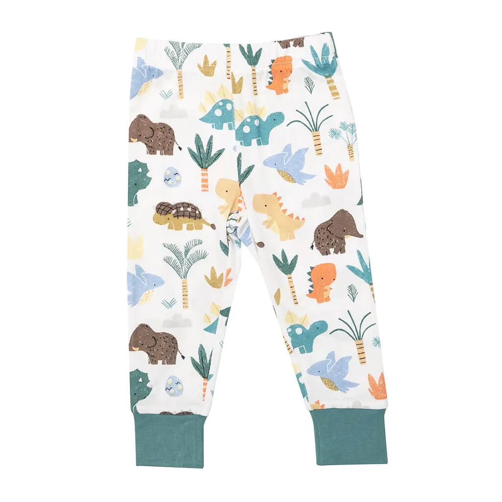 Angel Dear Short-Sleeve Pajama Set Cute Dino