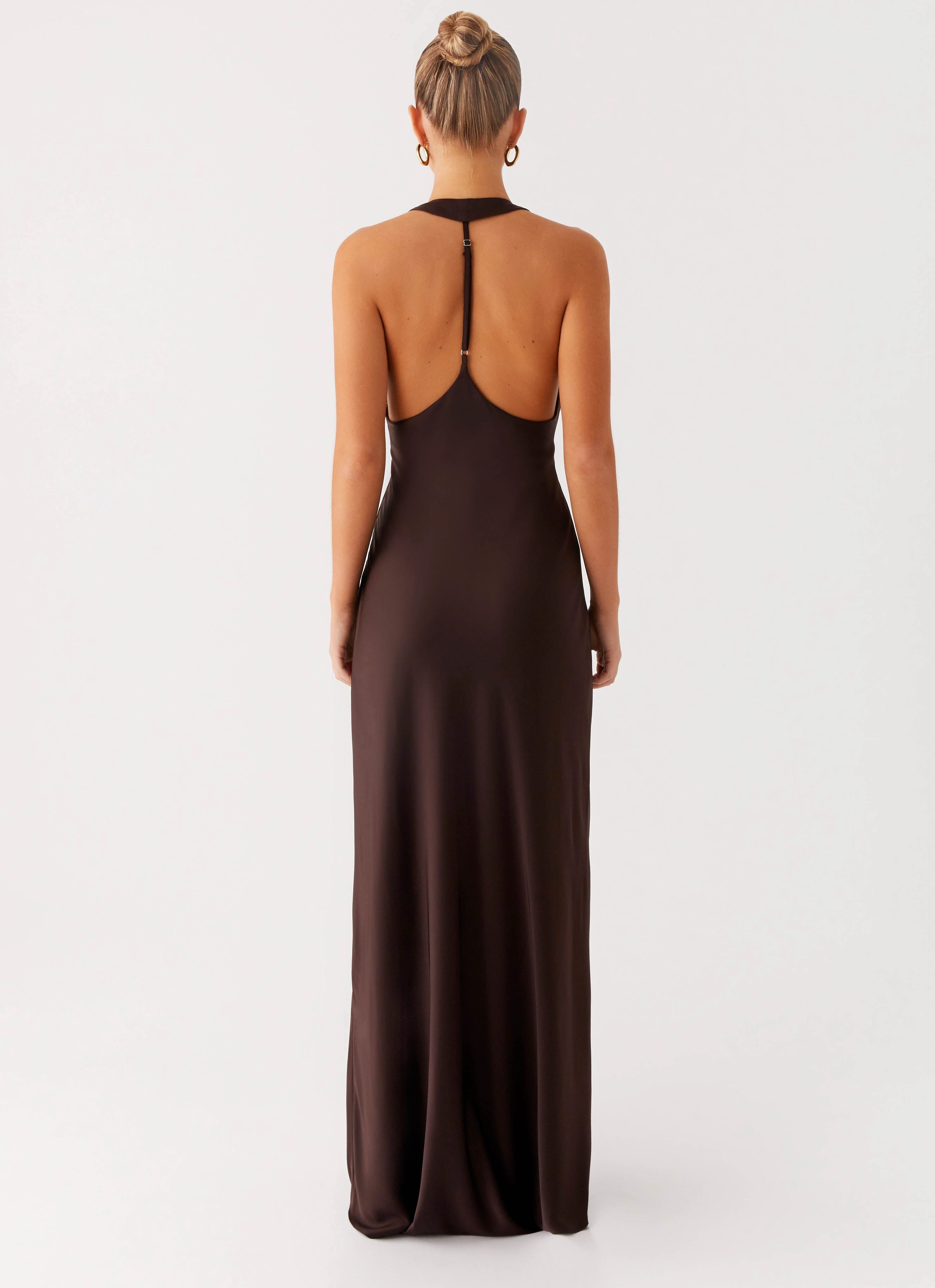 Angie Maxi Dress - Chocolate Fall Go Light Touch