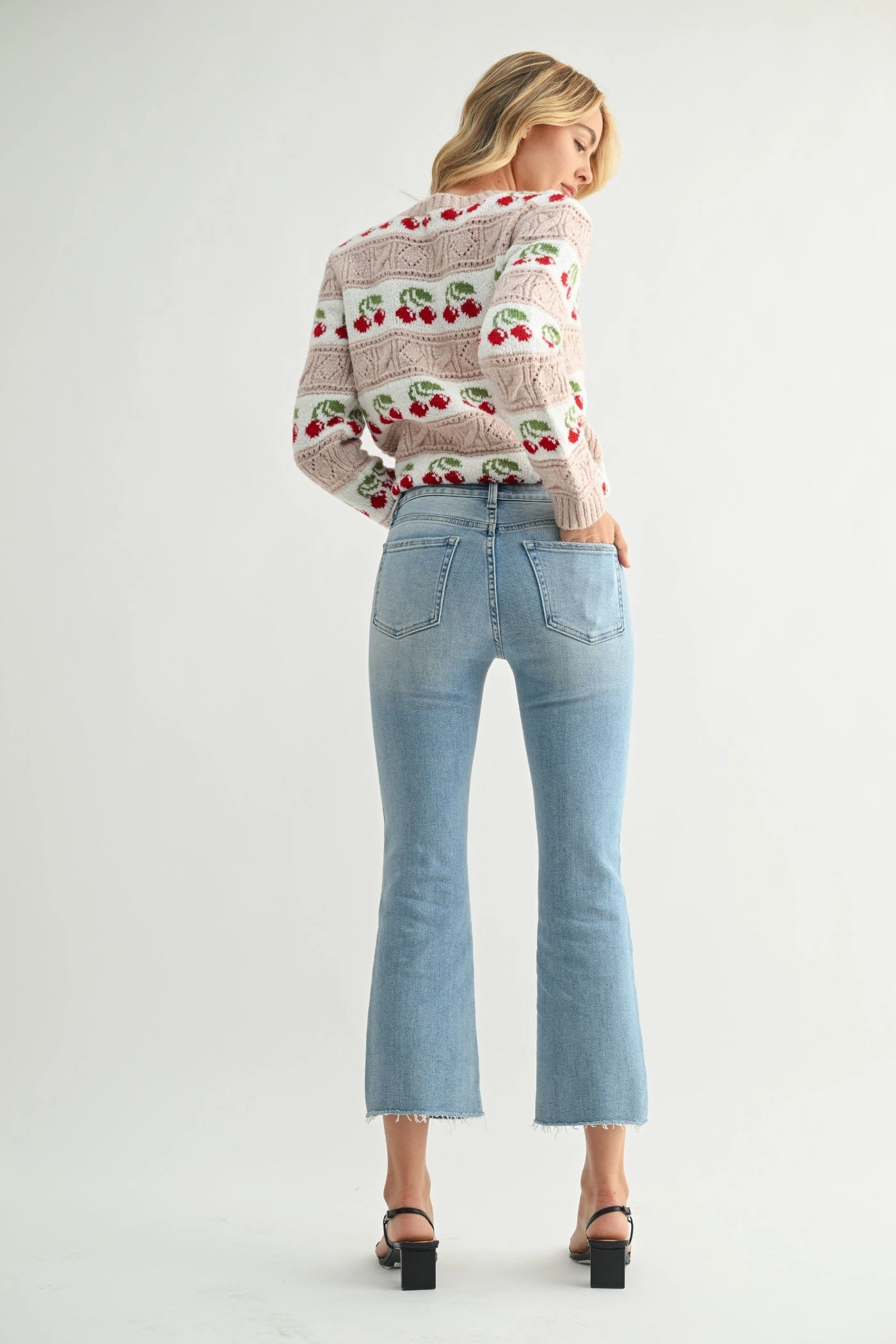 Casual Look Flexible Style ANNA LOW RISE JEANS