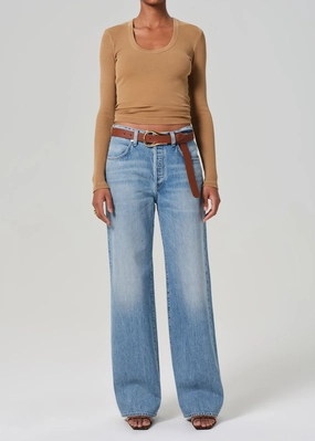 Annina High Rise Wide Leg 30" in Meuse All Fit Style Airy Touch