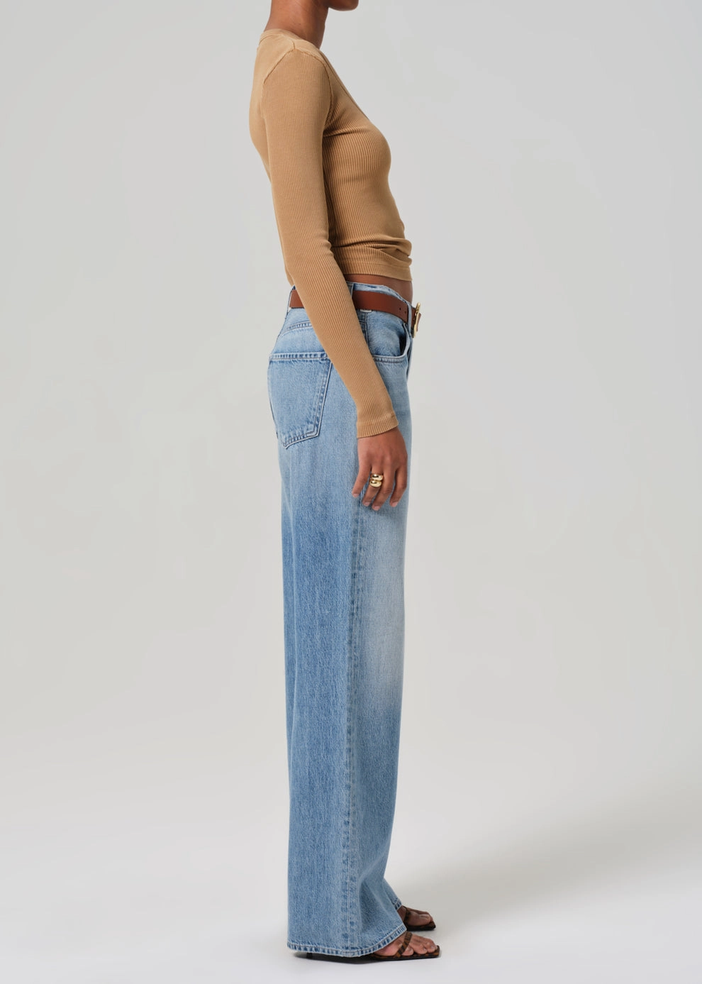 Annina High Rise Wide Leg 30" in Meuse Comfort Wear