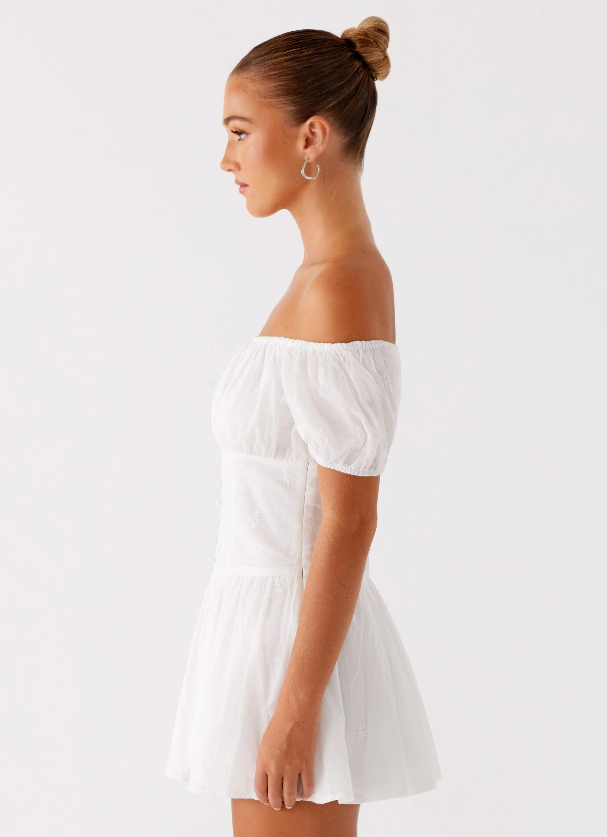 Anthem Mini Dress - Ivory Soft Hue