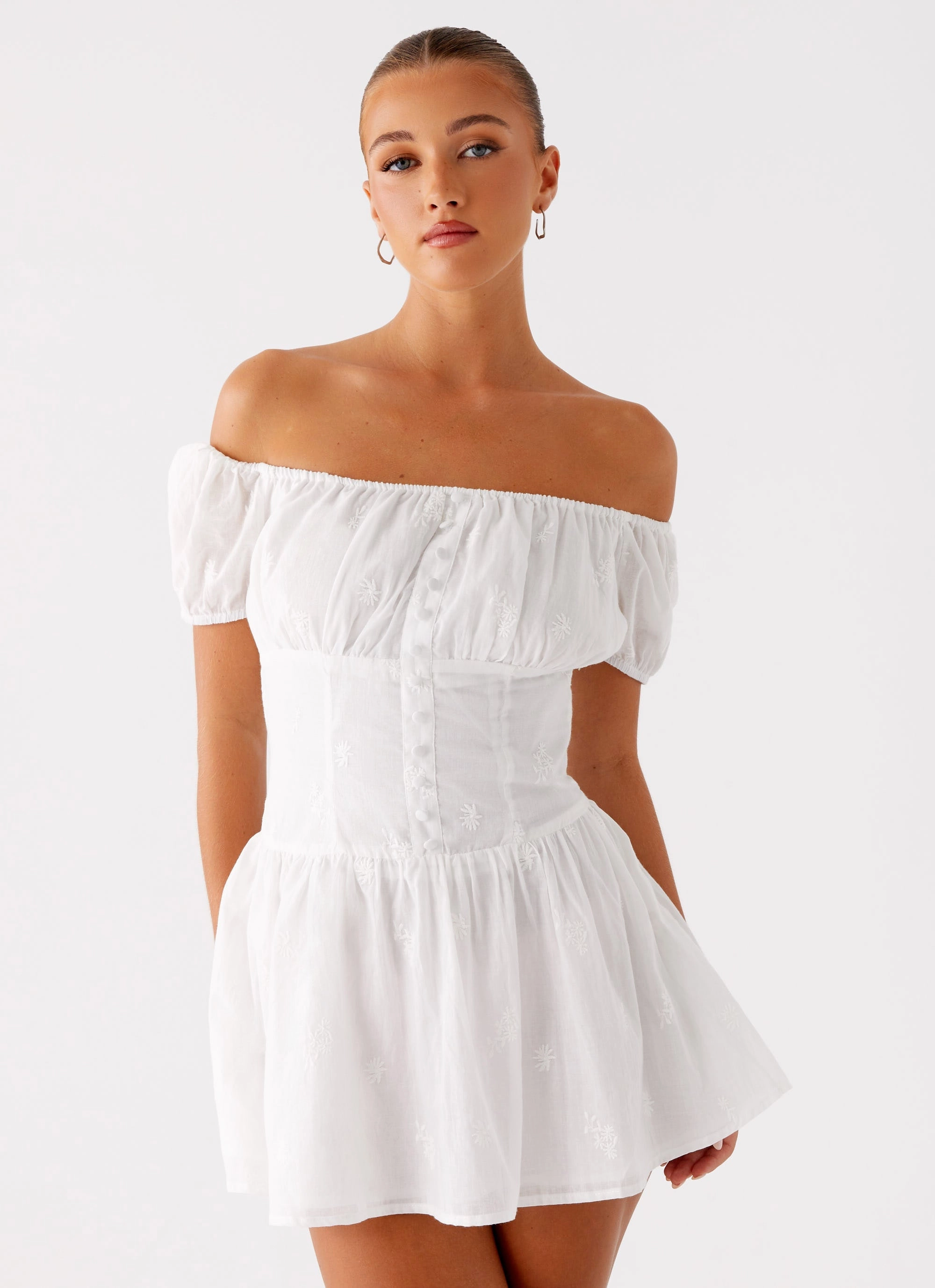 Anthem Mini Dress - Ivory Kind Light