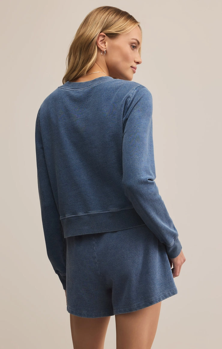 Fashionable Fit DAILY KNIT DENIM CARDI