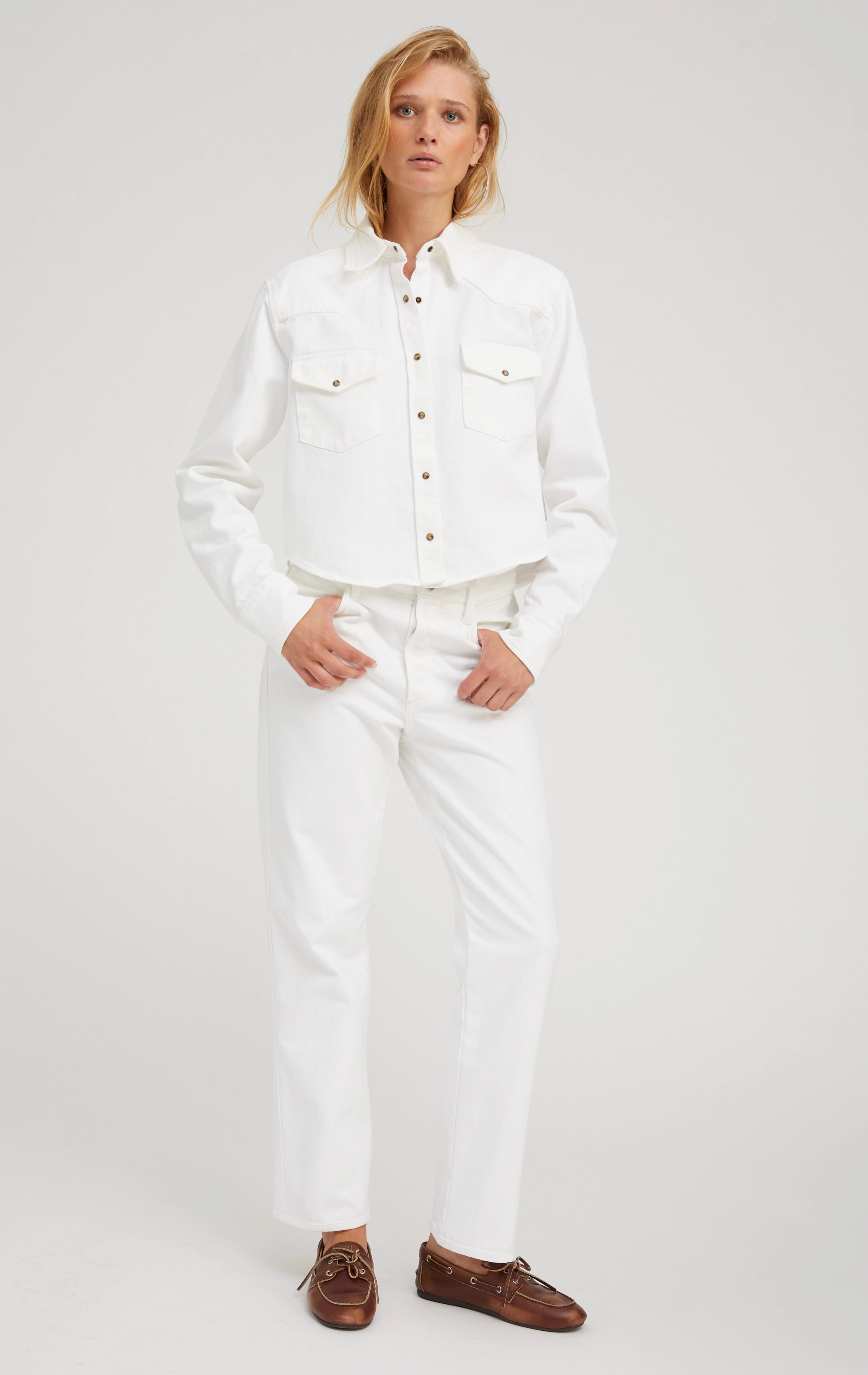 Sophia Ankle Slim Boyfriend Denim BreathableLining Rugged Wear
