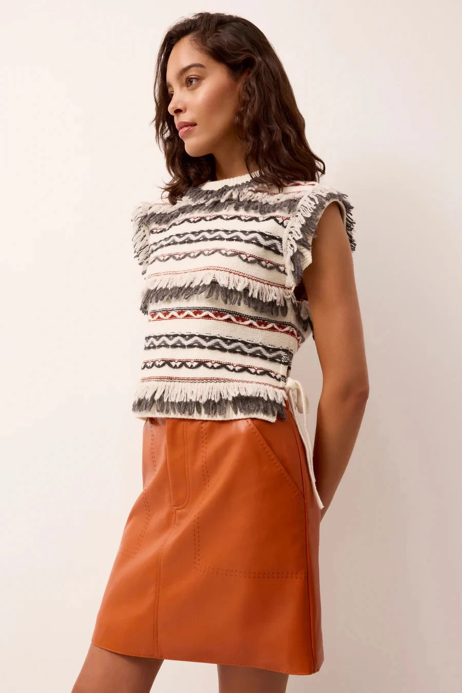 Desmond Popover Blizzard Seamless Knit Design EcoFriendly Material