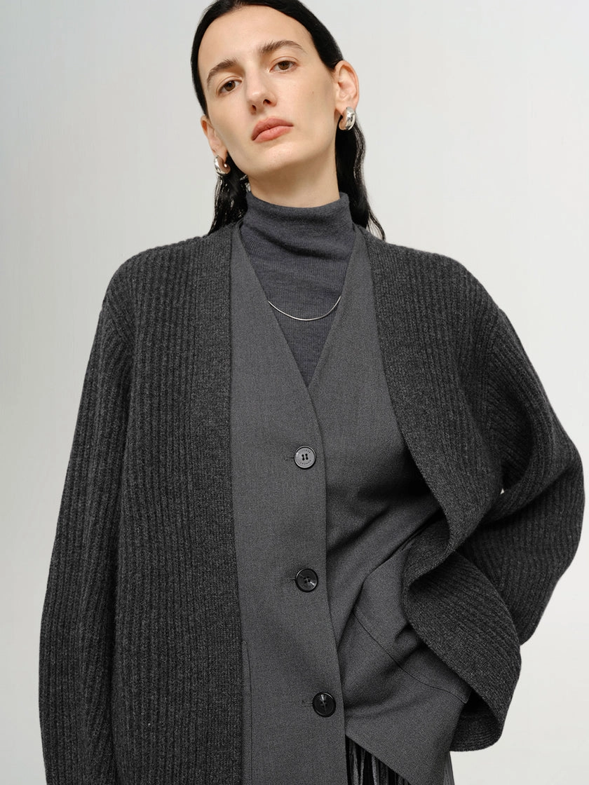 Built In Filter Layer 2FER VEST CARDI