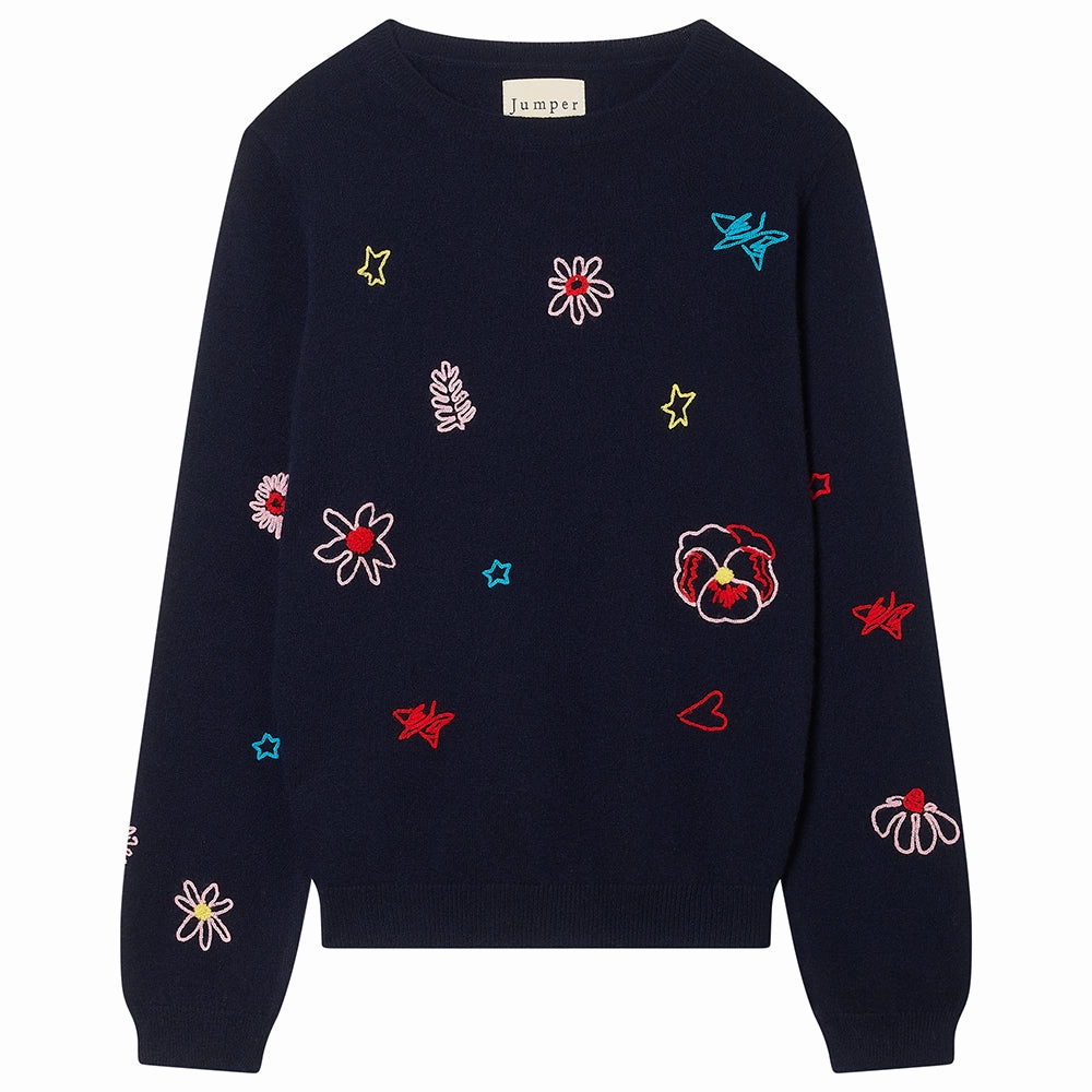 Eco Friendly Dye FLORAL TRIBUTE CREW