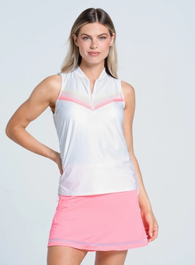 Sunset Spin Zip Tank Minimalist Aesthetic ButterSoftTexture
