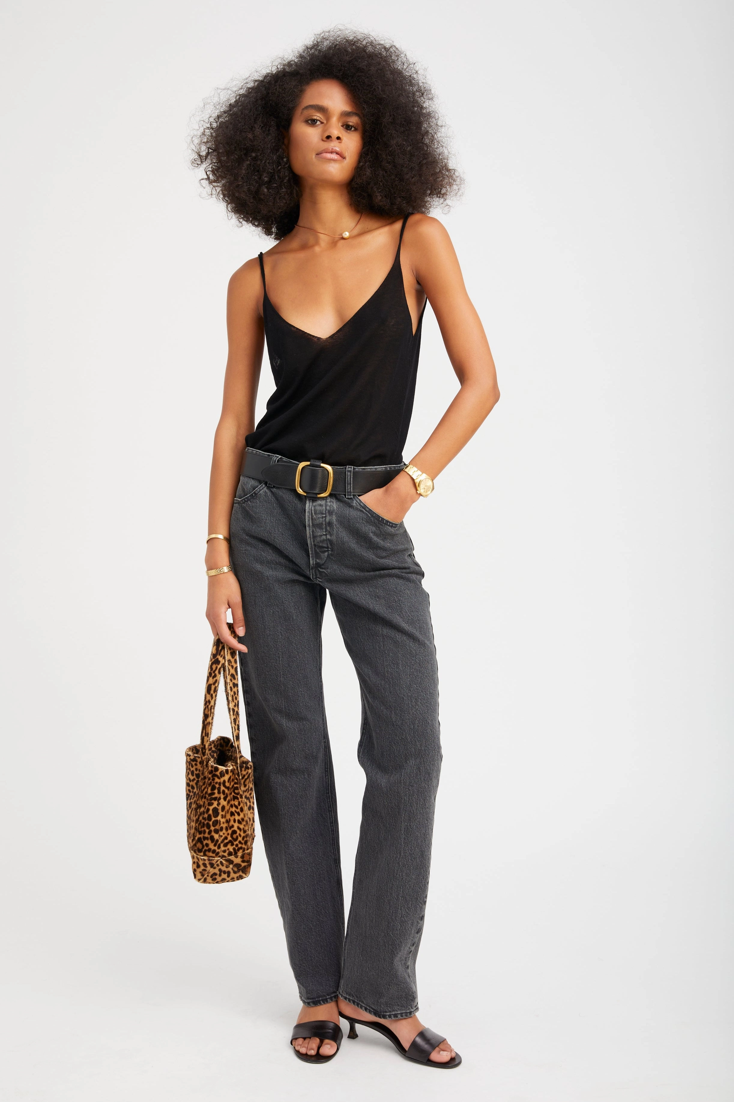 Smith Slim Boyfriend Denim Loose Design Practical Wear