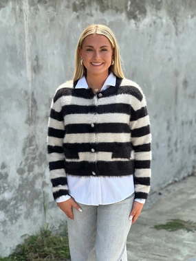 Multi Directional Mobility Florez Off-White Stripes Sweater