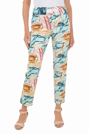 Versatile staple Sport Fit Aqua Splash Pull-On Ankle Pant