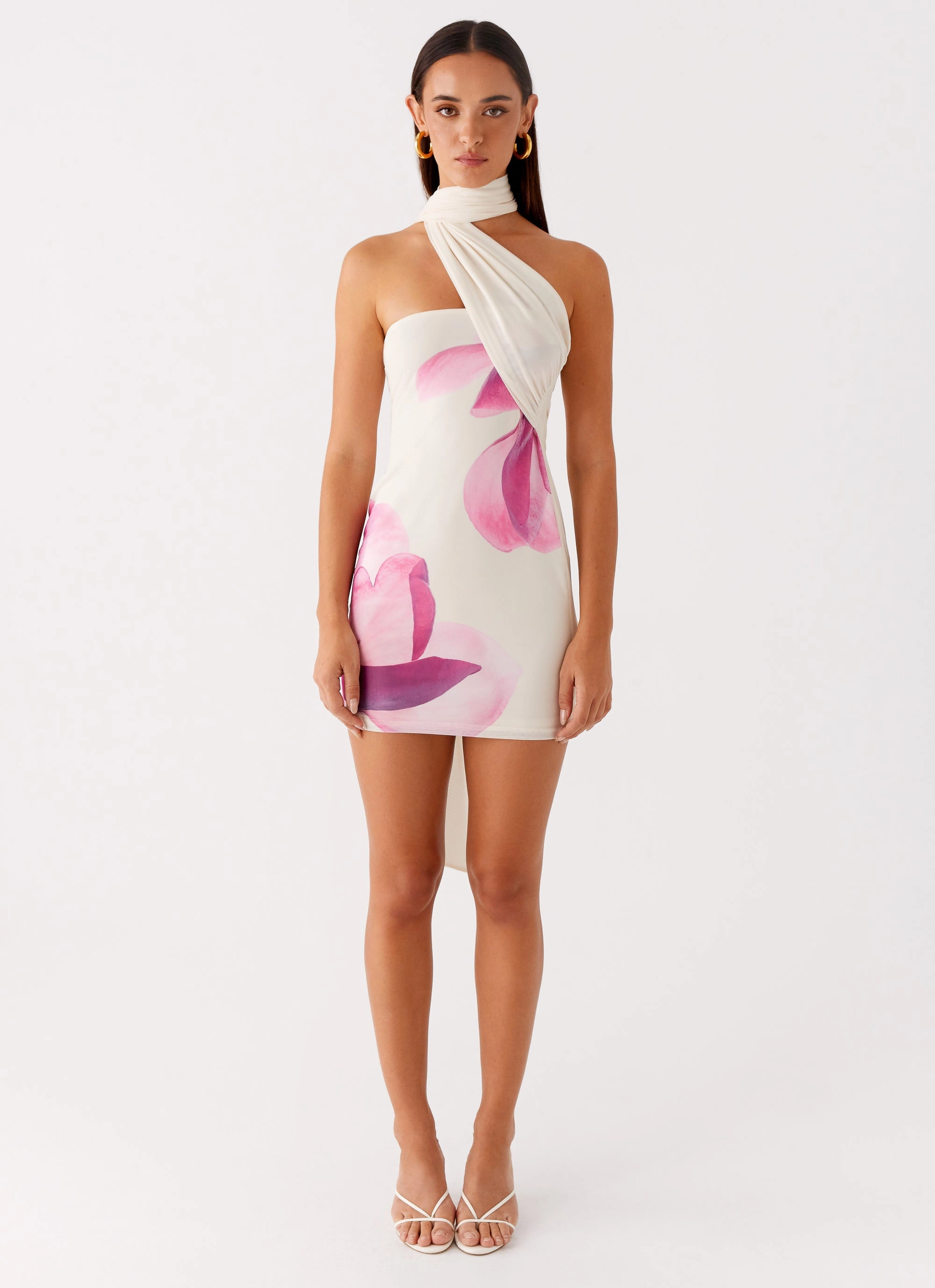Arcadia Mini Dress - Ivory Warranty-Included Sunset Look