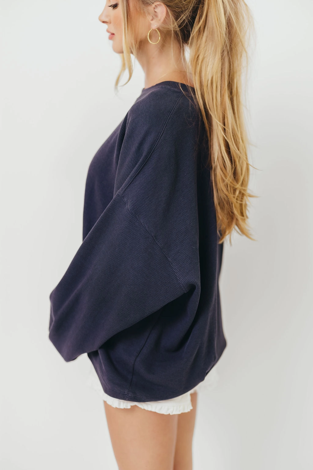 DurableReinforcement Around Town Crew Pullover in Dark Navy