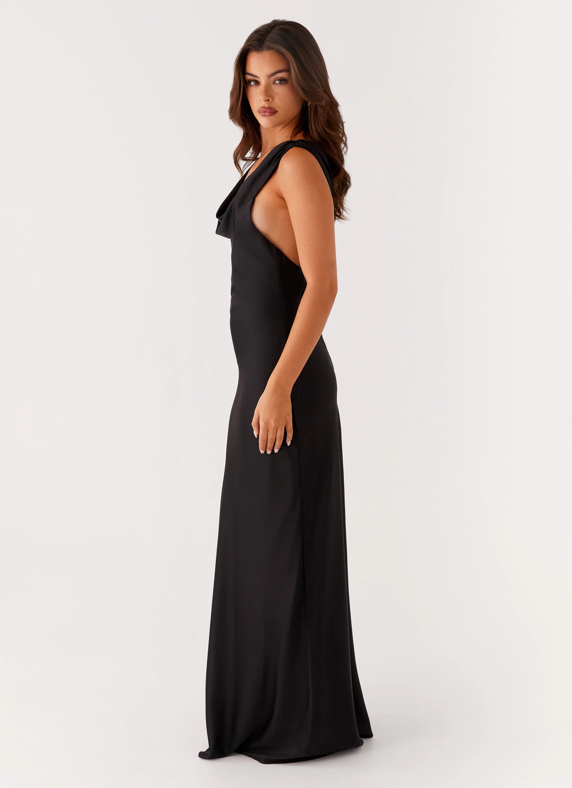 Coffee Break Arya Maxi Dress - Black