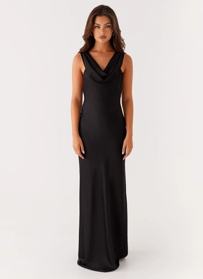 Movement Friendly Arya Maxi Dress - Black