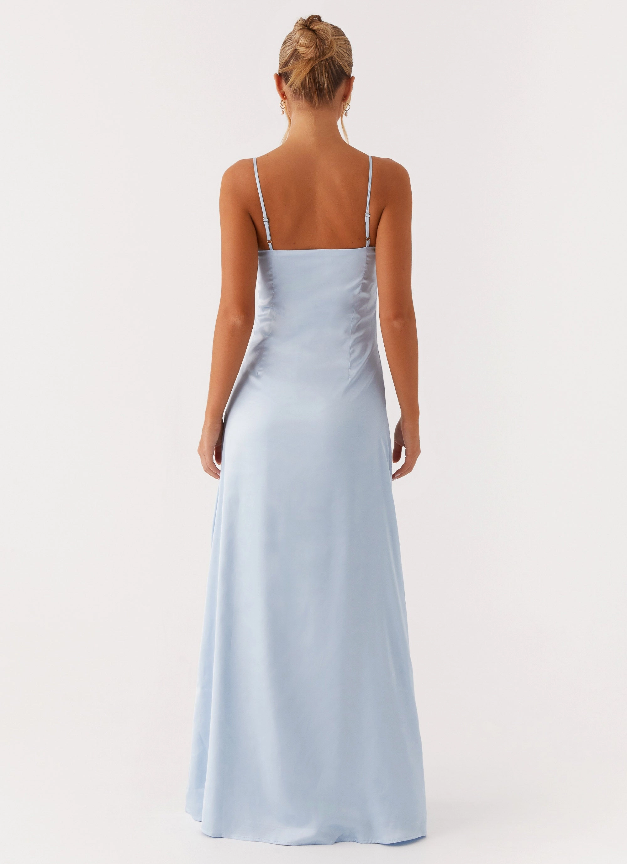 Smart Edge Baby-Shower Aster Bloom Maxi Dress - Blue