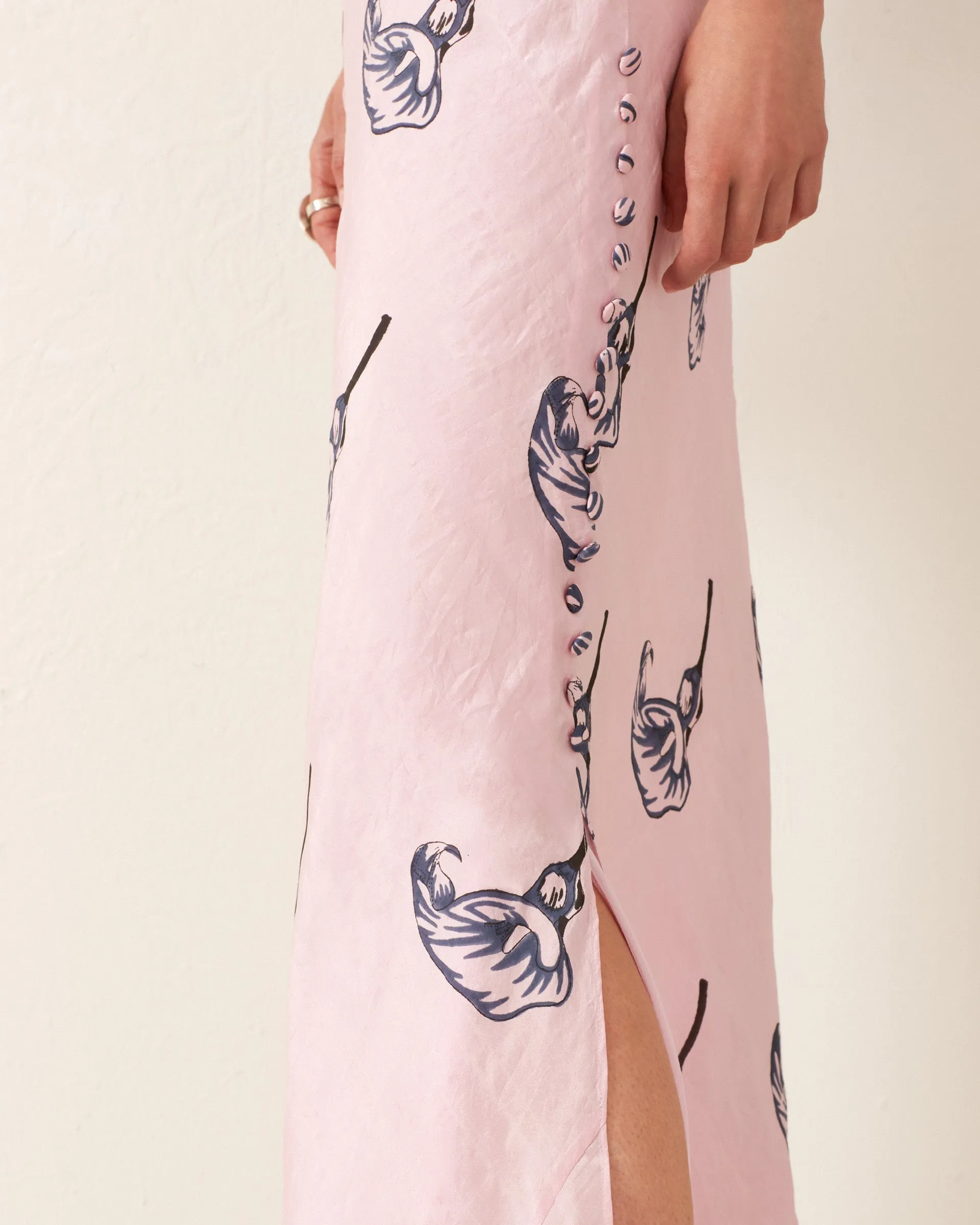 Athens Pink Calla Lily Dress