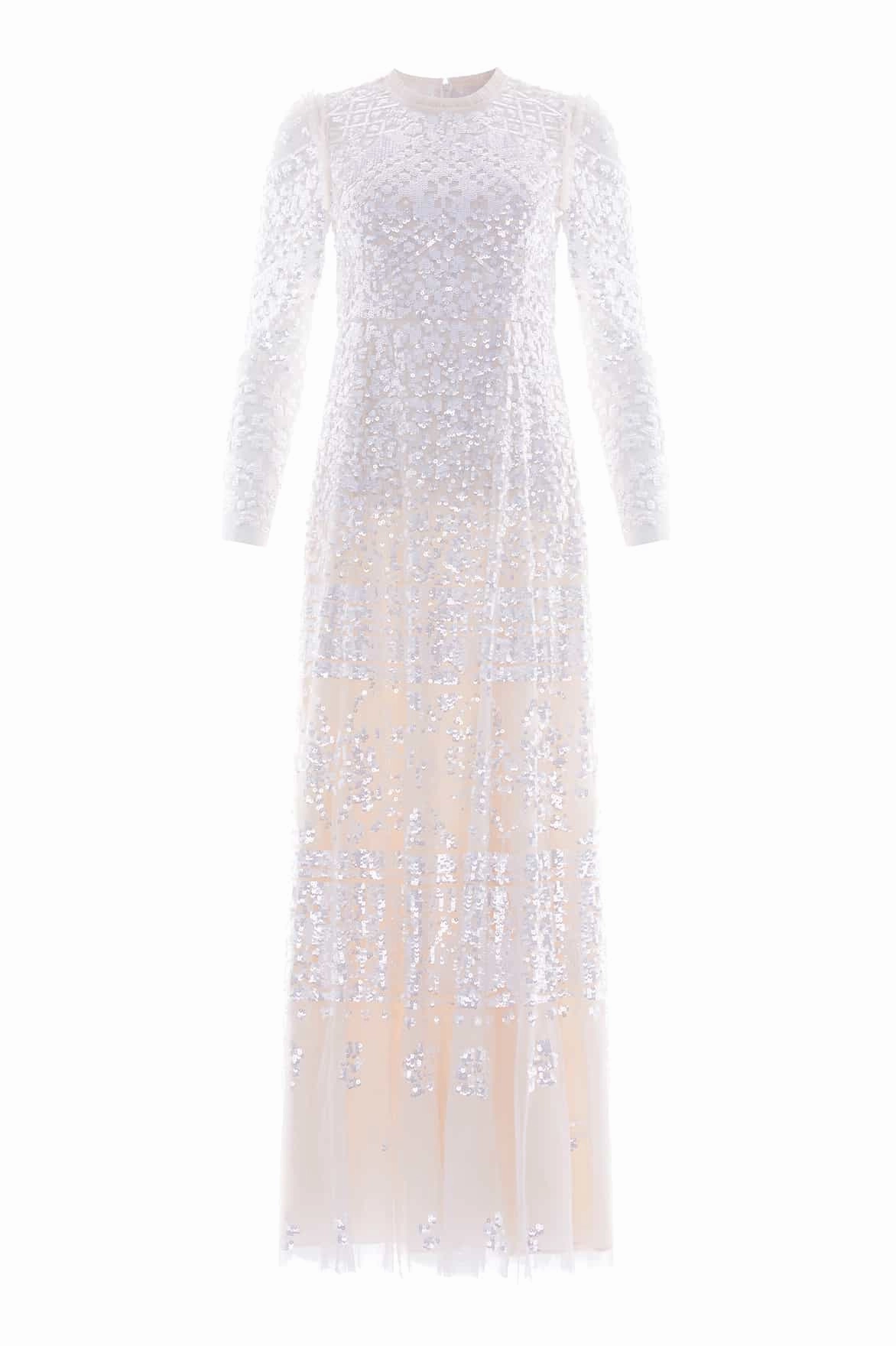 Front-Pocket Smooth Lines Aurora Gown