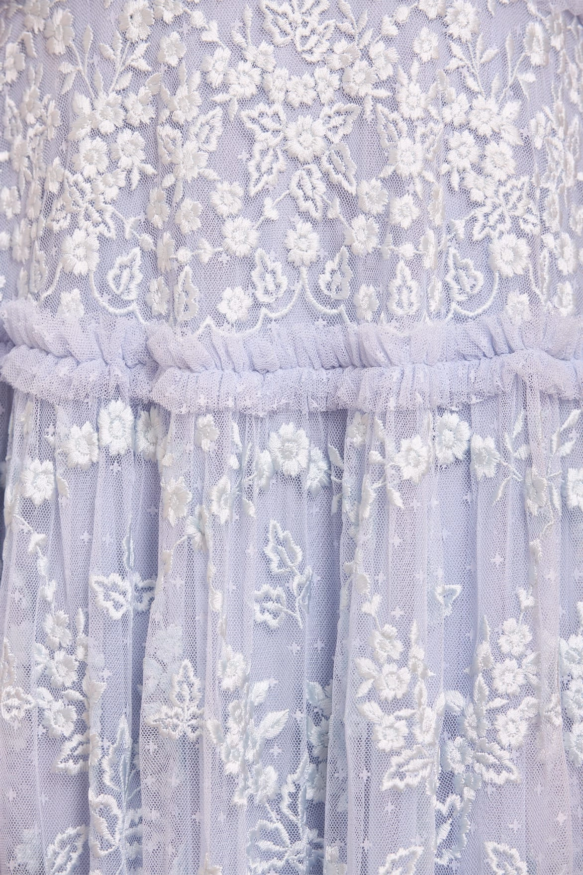 Countryside-Style Climate-Adaptive Autumn Lace Long Sleeve Ankle Gown