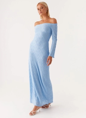 Elouera Maxi Dress - Baby Blue Perfect For Work