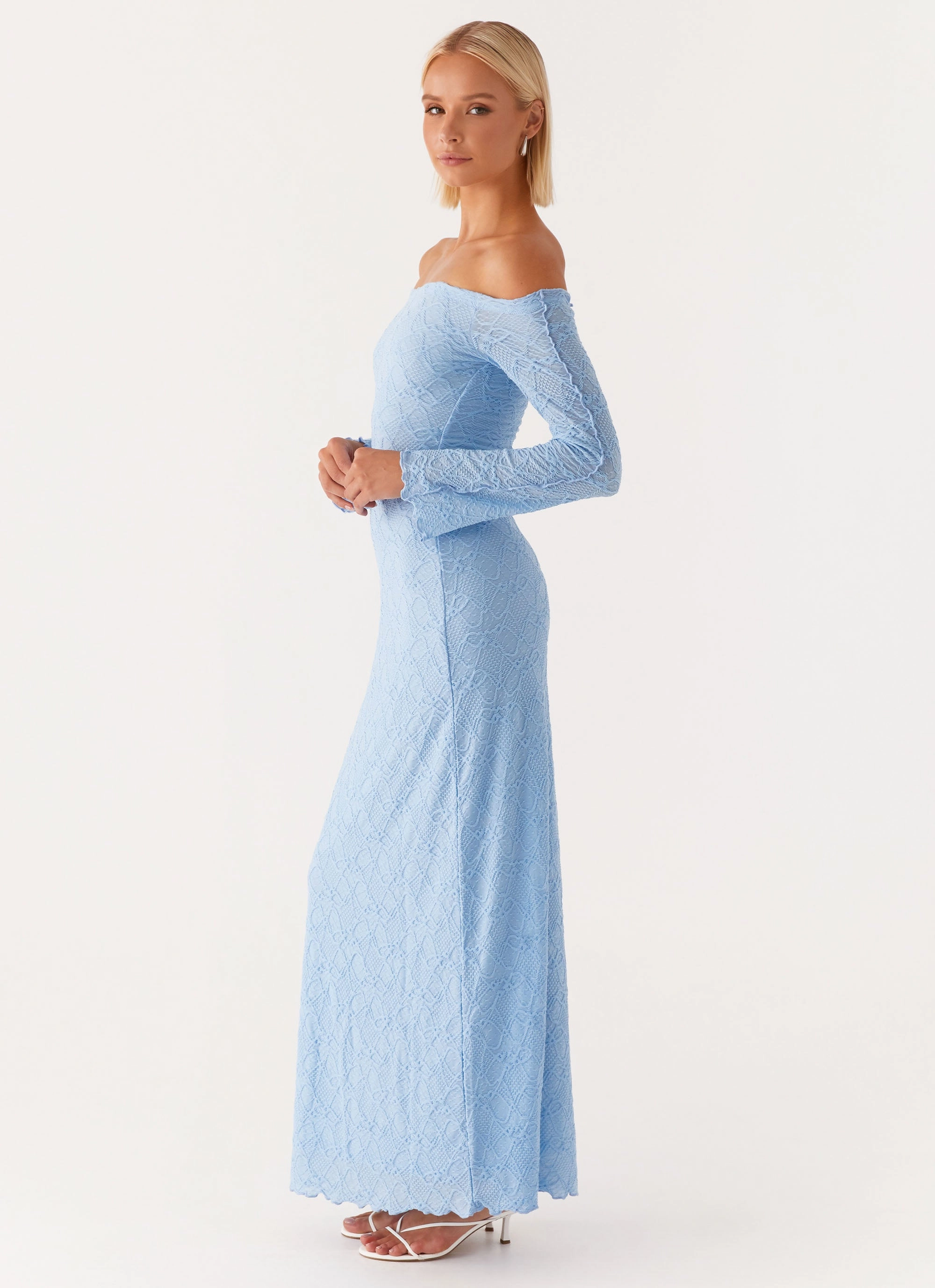 Sleek Presence Elouera Maxi Dress - Baby Blue