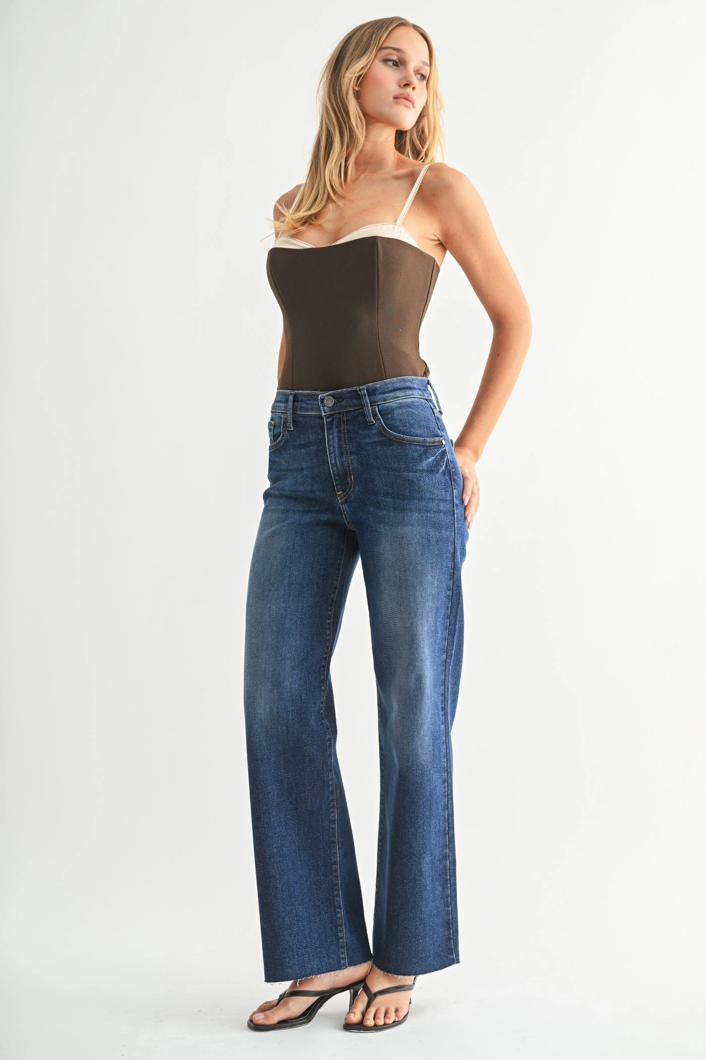 AVA SLIM PALAZZO JEANS Essential Wardrobe Everyday Style