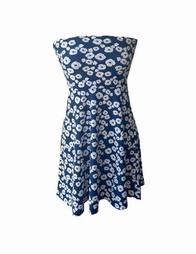 Avalon Dress Mini Pop Art Navy Office Mood