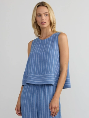 AVERY BUTTON BACK TANK SunProtective elegant design