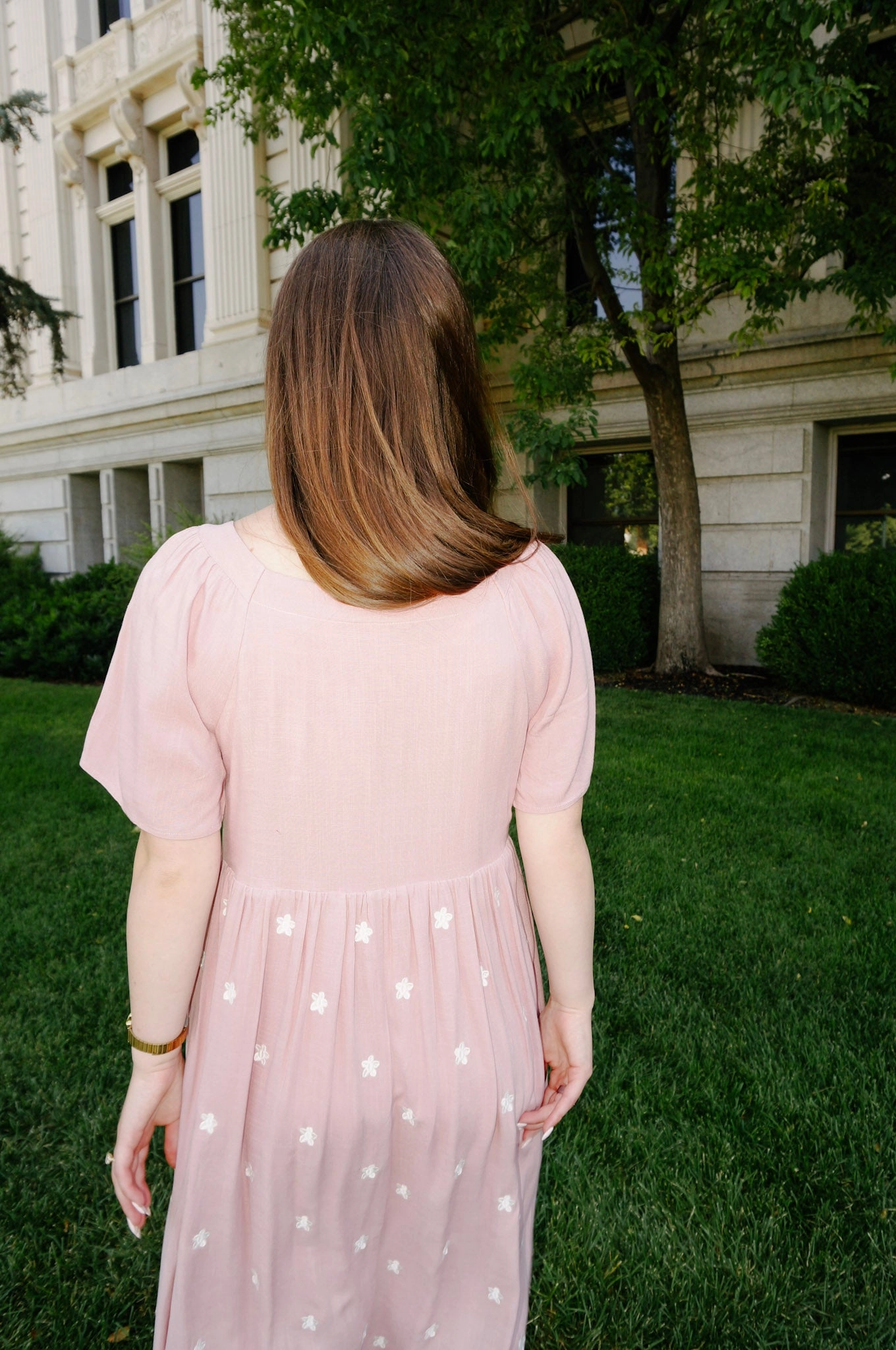 Avery Dress Chic Fit Party Floral