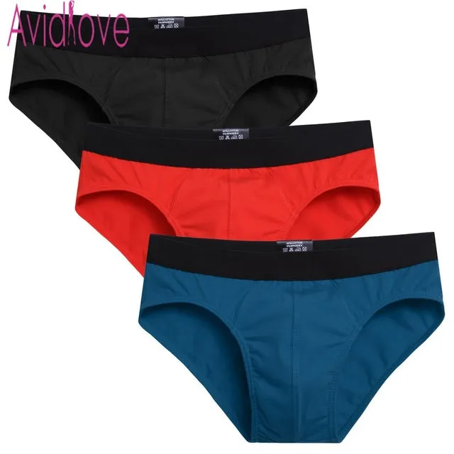 Avidlove Cotton Male Underwear Boxer Men Underpants Stretch Boxer Sexy Shorts Slip Homme Male Panties Man Underwear 3pcs/lot