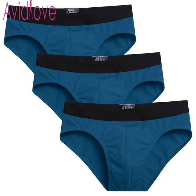 Avidlove Cotton Male Underwear Boxer Men Underpants Stretch Boxer Sexy Shorts Slip Homme Male Panties Man Underwear 3pcs/lot