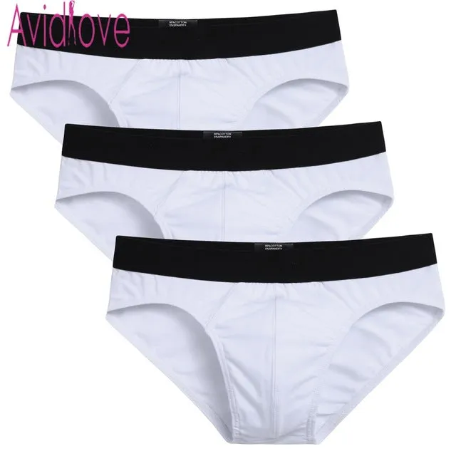 Avidlove Cotton Male Underwear Boxer Men Underpants Stretch Boxer Sexy Shorts Slip Homme Male Panties Man Underwear 3pcs/lot