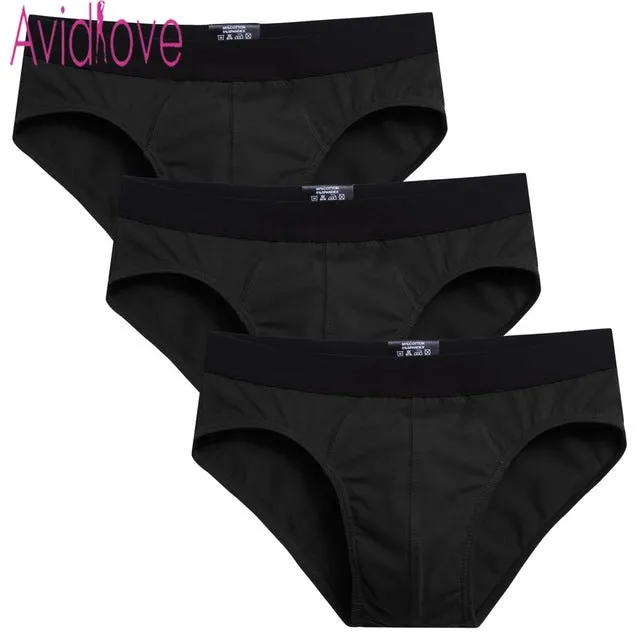 Avidlove Cotton Male Underwear Boxer Men Underpants Stretch Boxer Sexy Shorts Slip Homme Male Panties Man Underwear 3pcs/lot