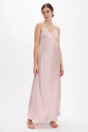 B2B - Silk Satin Long Nightgown