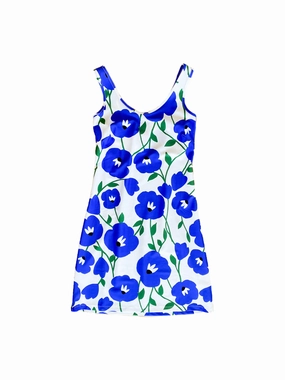 Hidden Pocket Refined Mood Bali Tank Dress Pop Art Flower