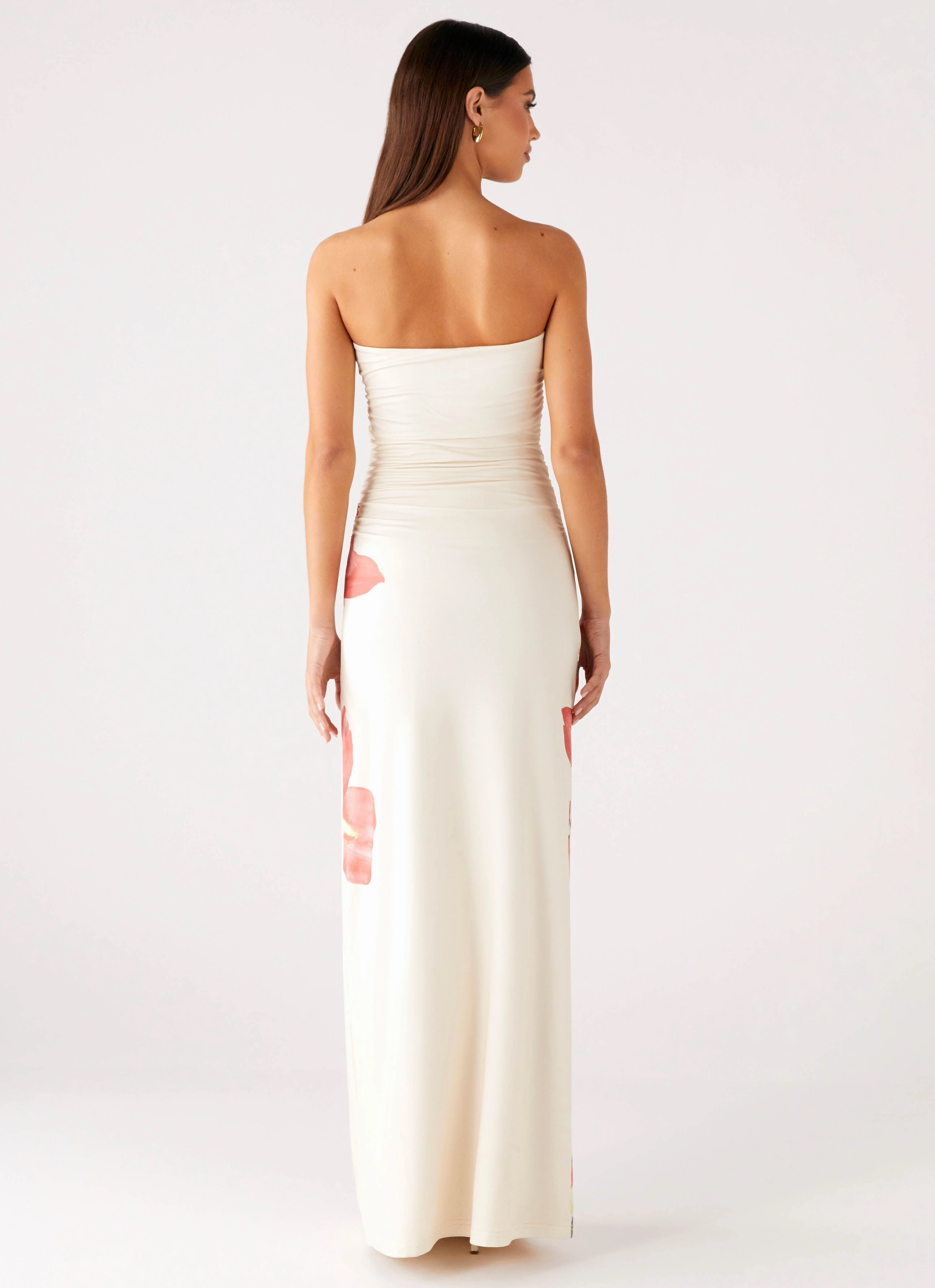 Chic Balance Bellanca Strapless Maxi Dress - Siena Floral