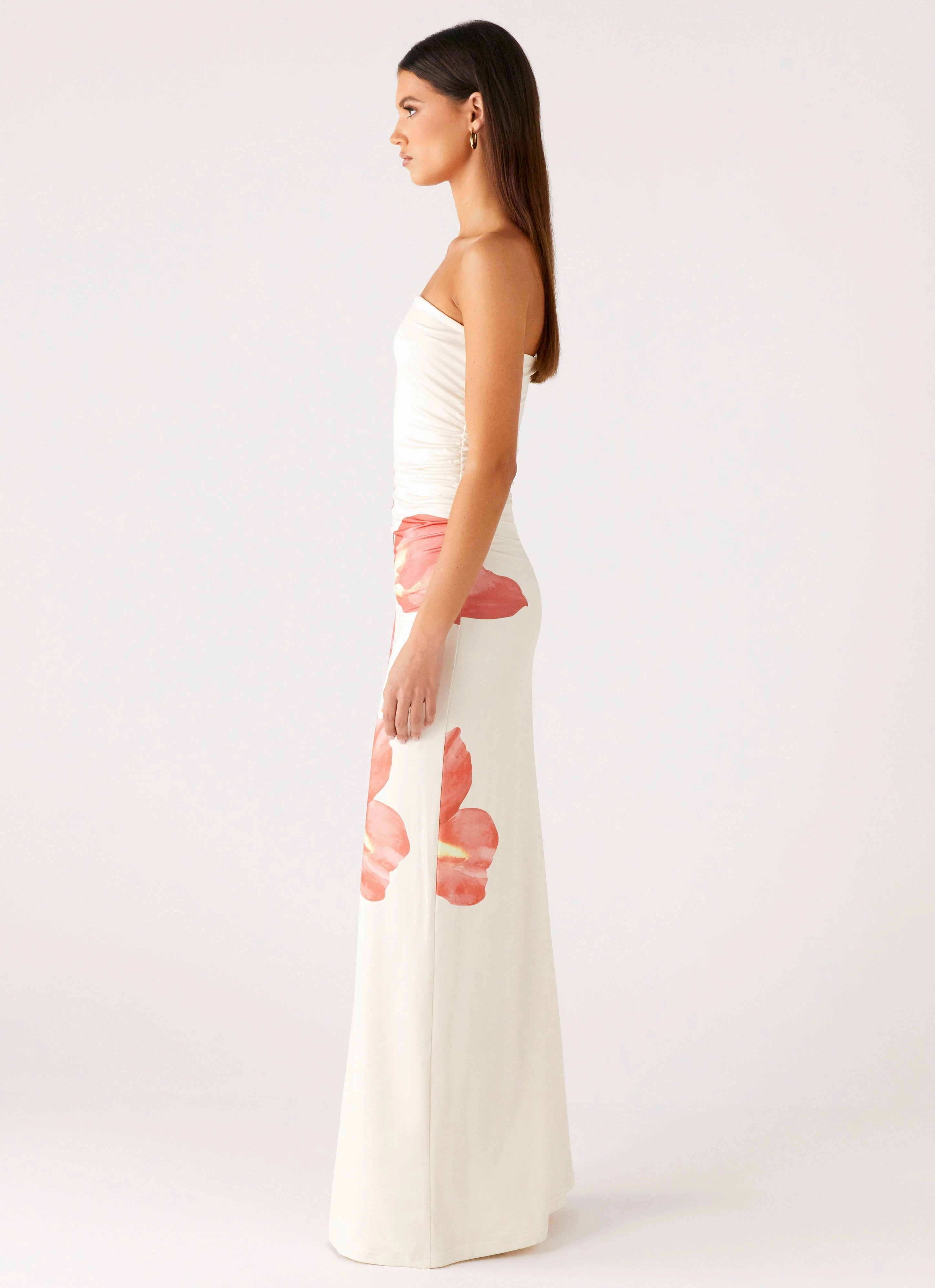 Bellanca Strapless Maxi Dress - Siena Floral Summer Outfit
